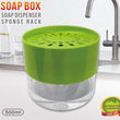 Soap Box Caddy Dispenser with Sponge - ecomstock