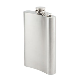Traditional Stainless Steel Hip Flask - ecomstock
