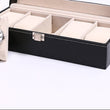 PU Display Case Box Watch Jewelry Storage Organizer