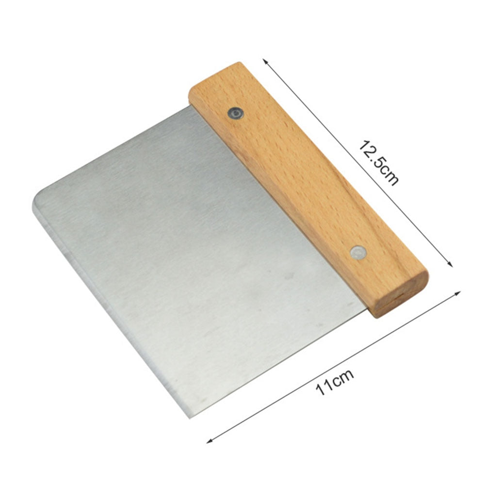 Stainless Steel Dough Scrapper and Cutter - ecomstock