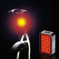 Intelligent brake led USB rechargeable Bicycle Rear Light - ecomstock