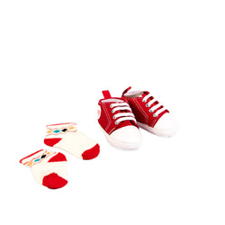 Infant Boys Stylish Cutie Sneakers and Socks - ecomstock