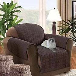 Pet Protective Reversible Single recliner  Seat Couch Coat - ecomstock