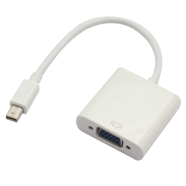 Mini Plug and Play Display Port to VGA Adapter - ecomstock
