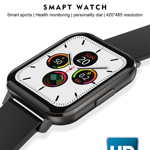DTX Smart Watch ECG Heart Rate Monitor Smart Bracelet-Black - ecomstock