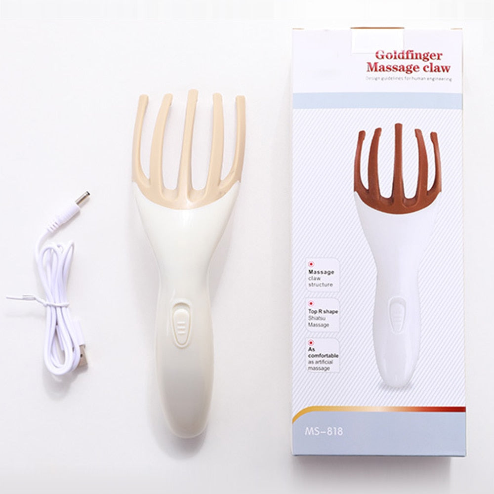 Portable Head Massager Five-Jaw Head Relax Scalp Neck Massager - ecomstock