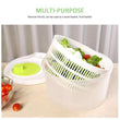 Multifunctional Salad  Fruit Vegetable Dryer Green & White - ecomstock
