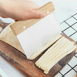 Stainless Steel Dough Scrapper and Cutter - ecomstock