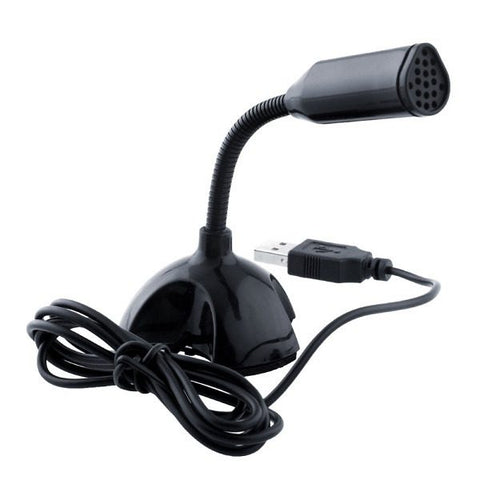 Adjustable USB Desktop Computer Microphone - ecomstock