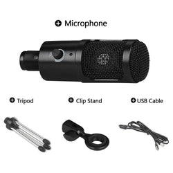 Mini Microphone Condenser USB With Tripod - ecomstock