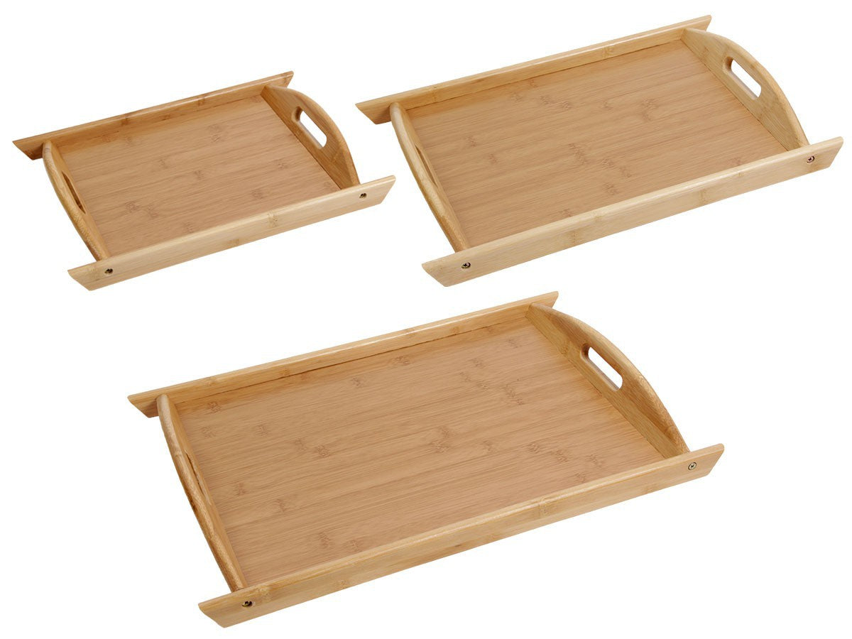 Bamboo Serving Tray-3 Set - ecomstock