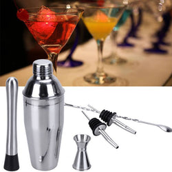 Stainless Steel Cocktail Shaker 8 Set -750ml - ecomstock