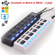 USB 2.0 Hub with 7 Ports