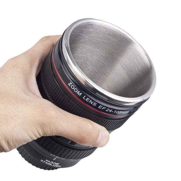 Camping Camera Lens Shaped Coffee Mug - ecomstock