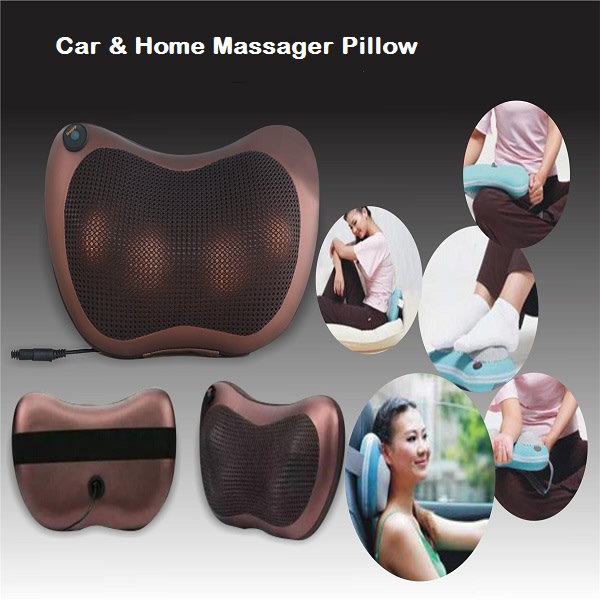 Thermo-therapy Massager pillow-brown - ecomstock