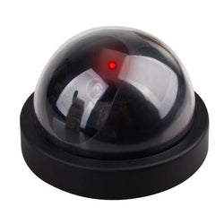 Dummy IR Security Camera With Led Flashing Light -Black - ecomstock