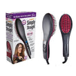 Straight Artifact Ceramic Electronic Hair Straightening Brush - ecomstock