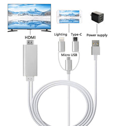 Digital  Lighting to HDMI AV Cable - ecomstock