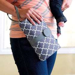 Portable Diaper Changing Waterproof Pad Clutch
