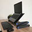 Foldable Aluminum Adjustable Laptop Desk - ecomstock