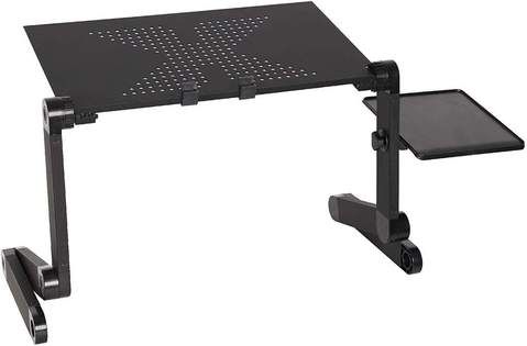 Foldable Aluminum Adjustable Laptop Desk - ecomstock