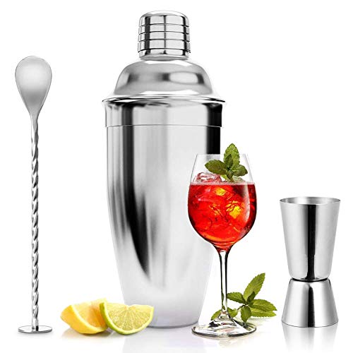 Stainless Steel Cocktail Shaker 8 Set -750ml - ecomstock