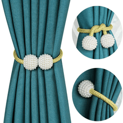Magnetic Curtain Drape Tiebacks - ecomstock