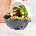 Multi-function Vegetable Cutter Draining Basket - ecomstock