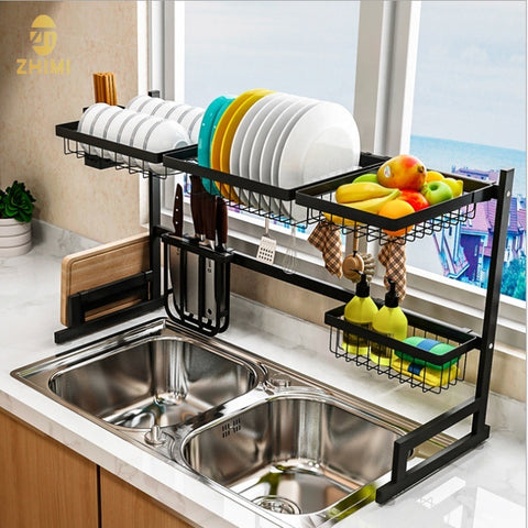 Elegant Modern Over The Sink Drying Rack - ecomstock