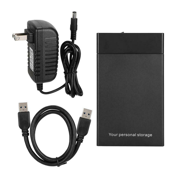 USB 3.0-3.5 Inch SATA External Hard Drive Enclosure - ecomstock