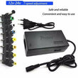 Multifunctional Notebook Charger Laptop Power Adapter - Black - ecomstock