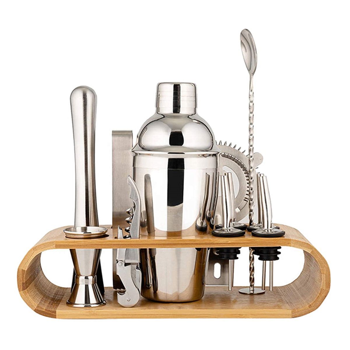 Stainless Steel Ice Mixer Set Cocktail Sha Mixer-12 pcs - ecomstock