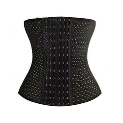 6 Hook Waist Unisex Underbust Corset Body Shaper - ecomstock