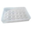 24 Pieces Portable Plastic Egg Carry Holder Storage Container - ecomstock