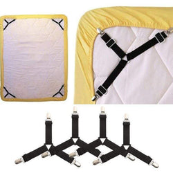 4 Pcs Three-Point Bedsheet Grippers - ecomstock