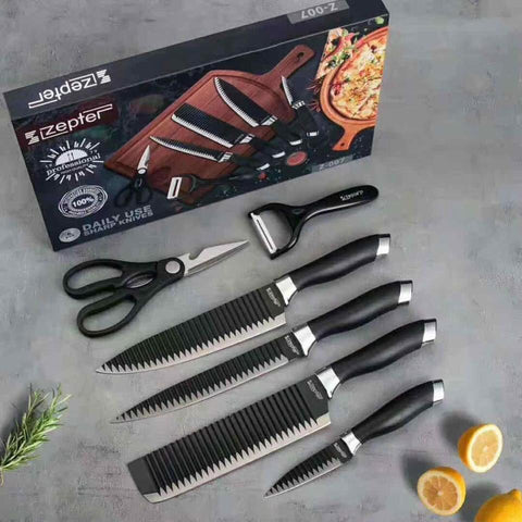 6 Pcs Professional Knives Set - ecomstock